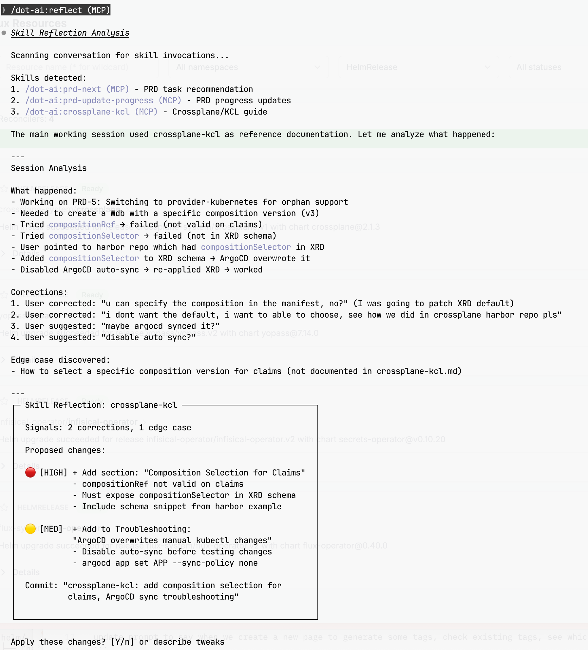reflect skill example