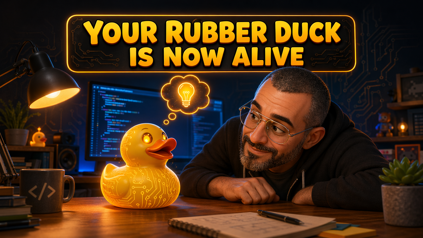 Your rubber duck is now alive
